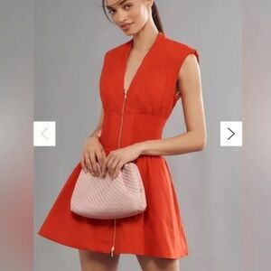 Anthropologie Red Tommie Mini Dress